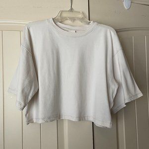 Light Beige H&M Crop Top